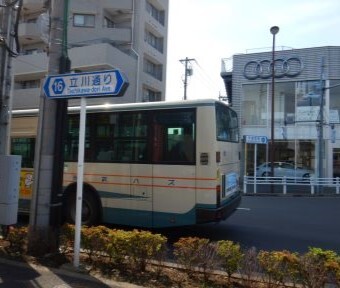 立川の道・交差点「高松町二丁目の変形五差路」