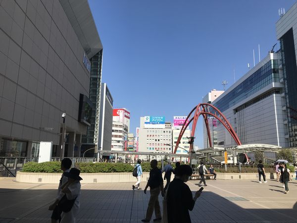 6月3日立川駅付近の様子