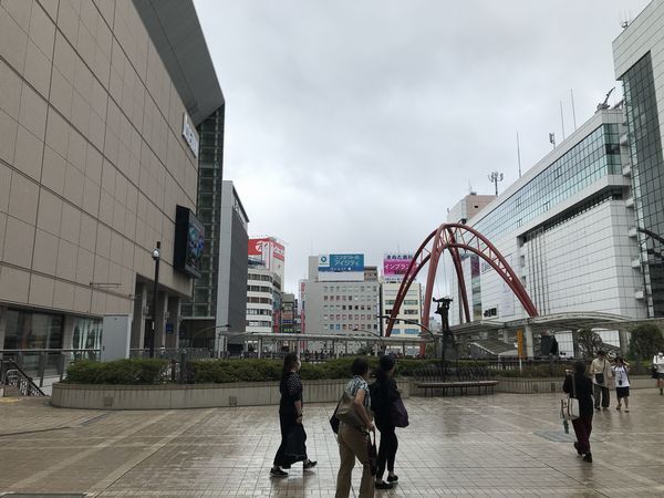 7月1日立川駅付近の様子