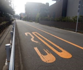 立川の道・交差点「大山道」