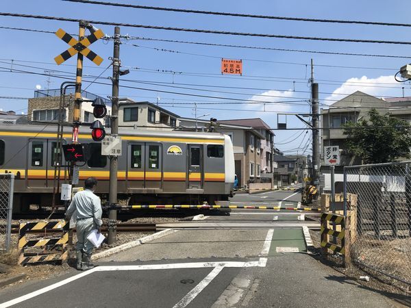 立川の踏切（南武線）③