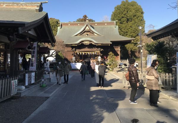 阿豆佐味天神社のかがり火