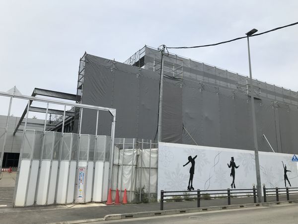 「MAO RINK」建築現場の様子4月26日