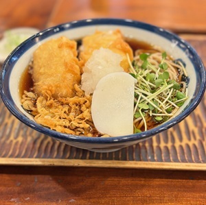 お蕎麦屋さんの夏季限定メニュー