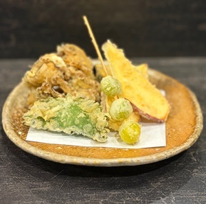 曙町「天ぷら わかやま」のランチ