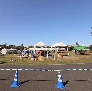 明日からの「たちかわ楽市」の開催に向けて準備中!