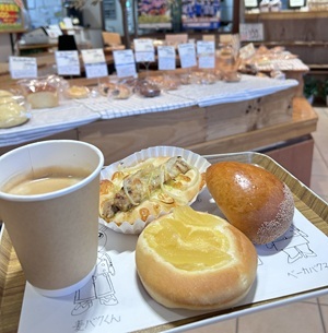 柴崎町ランチ 選ぶのが楽しい カフェ&ベーカリーBAKU BAKU