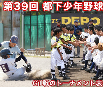 少年野球　第38回G1杯争奪都下少年野球選手権大会