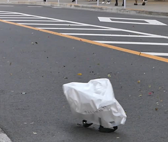 立川駅北口に行ったら… [ 立川に突風 ]