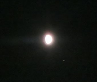 今宵、月と土星が大接近！