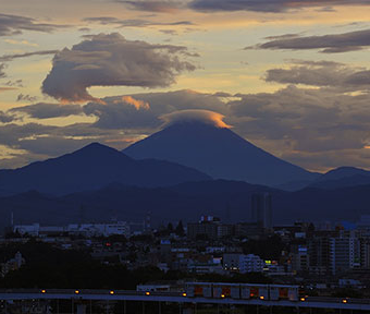 錦町より「今日の富士山」