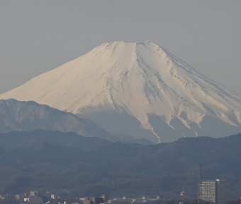 今朝の富士山