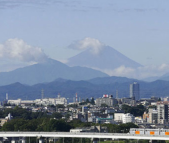 立川から「今日の富士山」