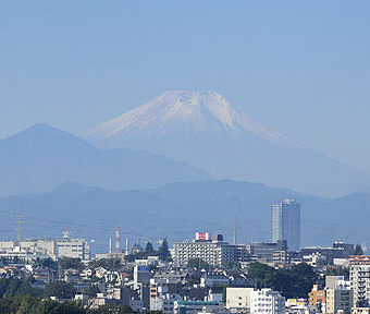 立川から富士山