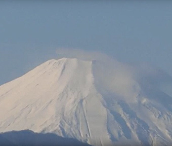 日曜日の富士山と日没後の風景 【今日の富士山】