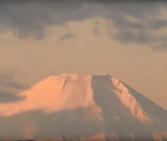 クリスマスの富士山