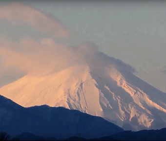 元朝の富士山