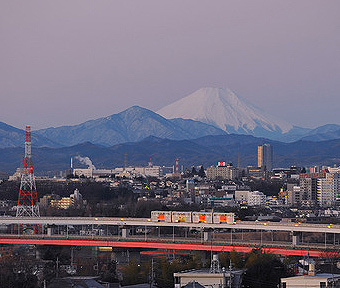 立川から、箱根駅伝本戦の朝。