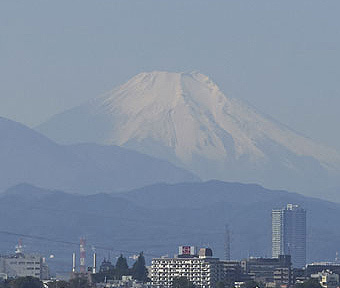 立川から見る富士山