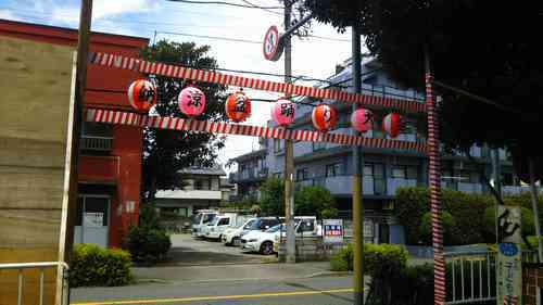 立川市羽衣町 東立川児童遊園で盆踊り大会